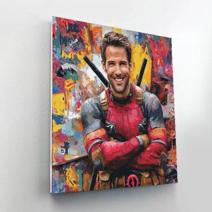Ryan Reynolds: The Charismatic Anti-hero As Deadpool Numbered Painting Kits
