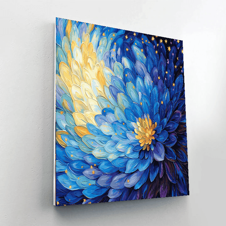 Vincent Van Gogh Inspired Galactic Petals  Paint By Numbers Kits