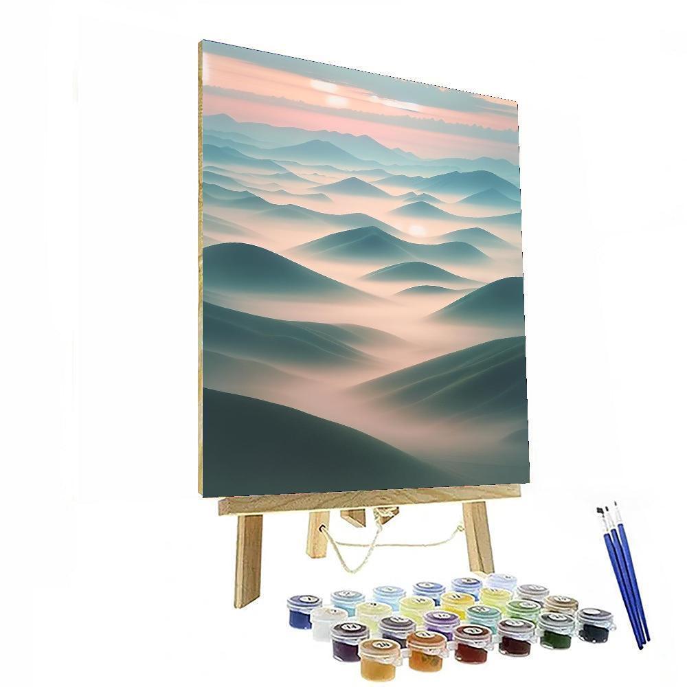 Misty Morning Serenity Numbered Painting Kits