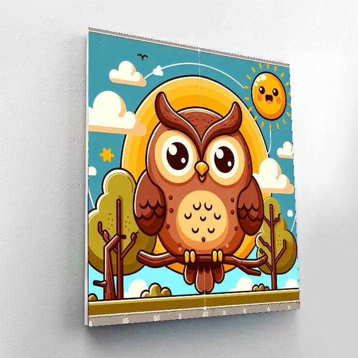 Sunny Day Owl Paint By Numbers