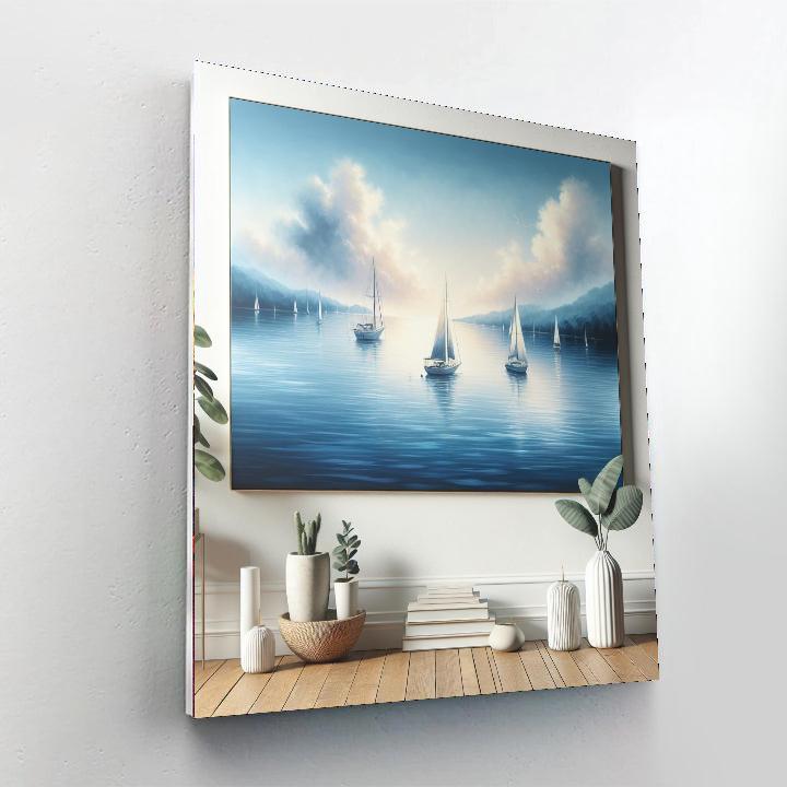 Sailing Away To Paradise Paint By Numbers Art