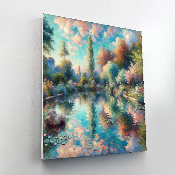 Monet's Water Garden Delight DIY Paint By Numbers