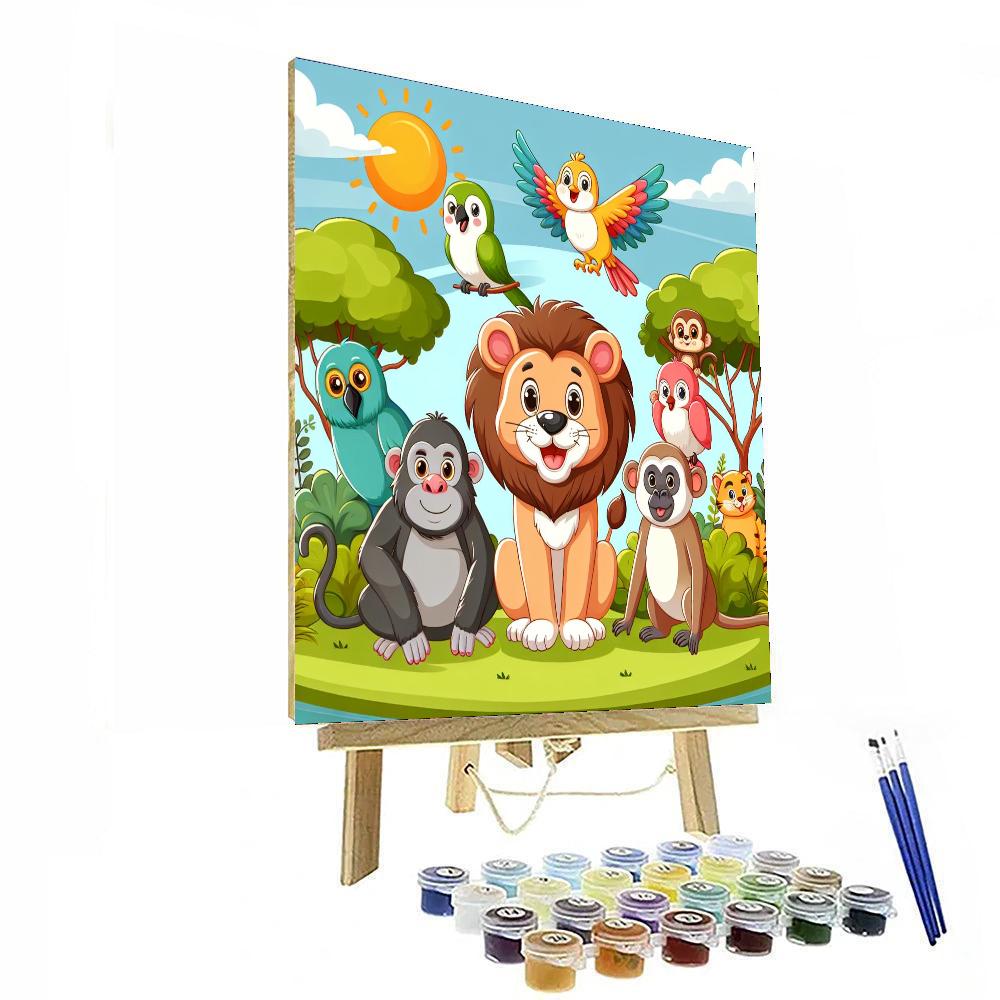 Magical Wildlife Safari Paint By Number