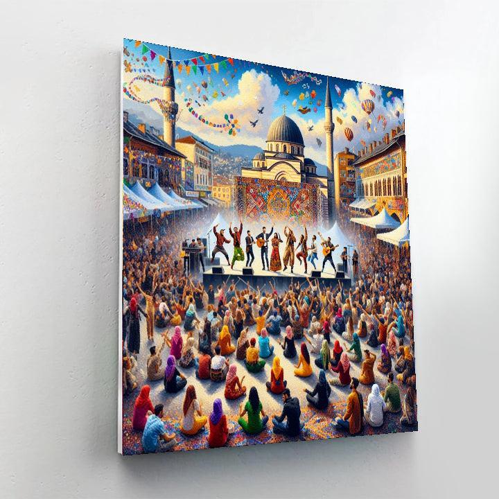 Oslobodjenje Festival - Bosnia And Herzegovina Painting By Numbers Kit