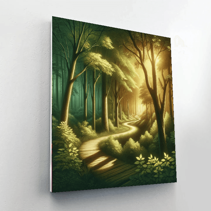 Enchanted Woodland Trail Paint By Color