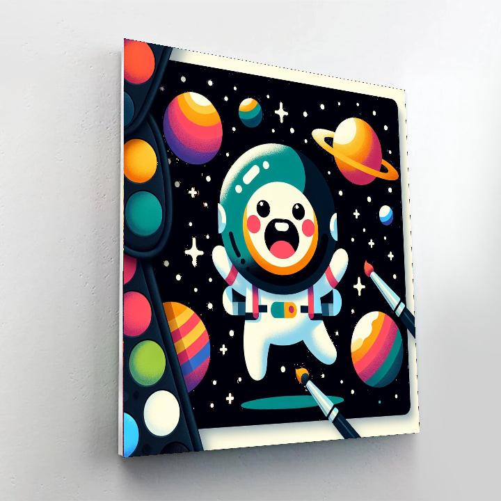 Space Adventure Explorer Painting By Numbers Kit