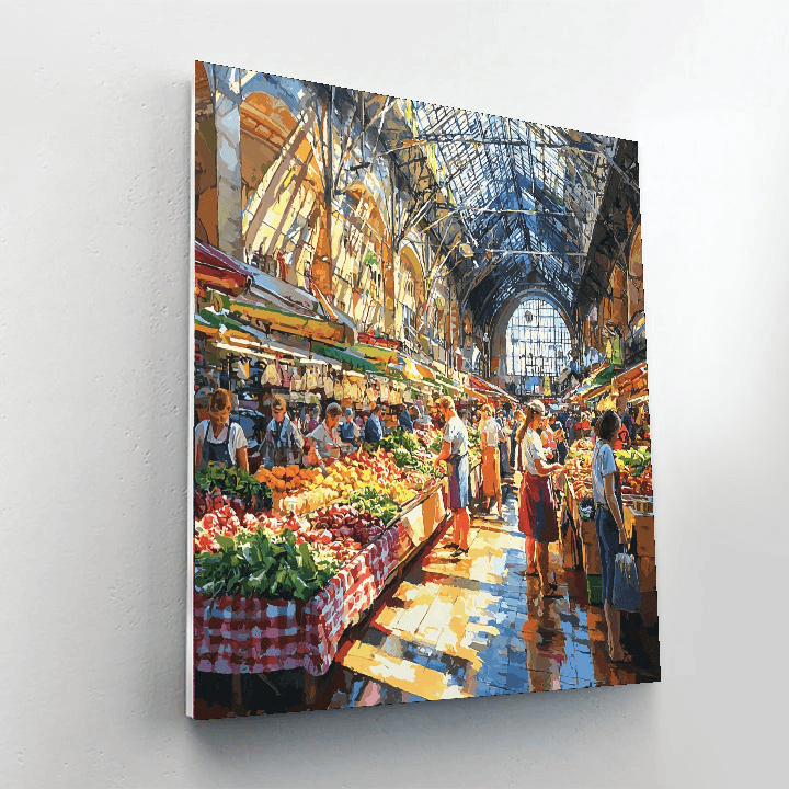 Riga Central Market Numbered Painting Kits