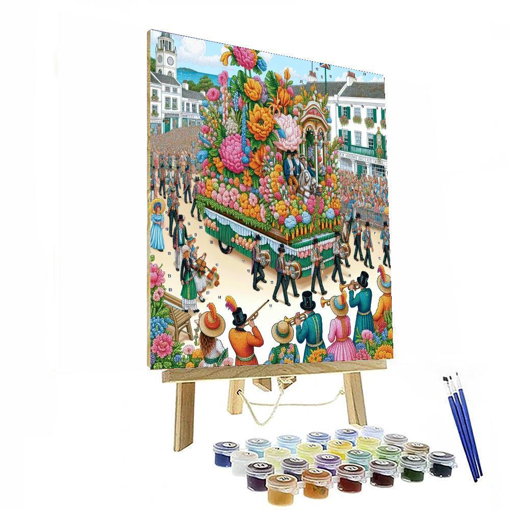 Battle Of The Flowers - Jersey Painting Number Kit