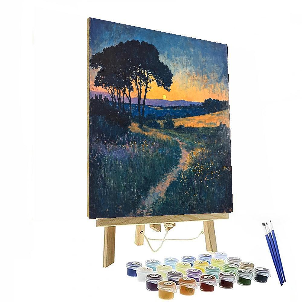 Edgar Degas Inspired Twilight Meadow Murmurs  Paint By Numbers