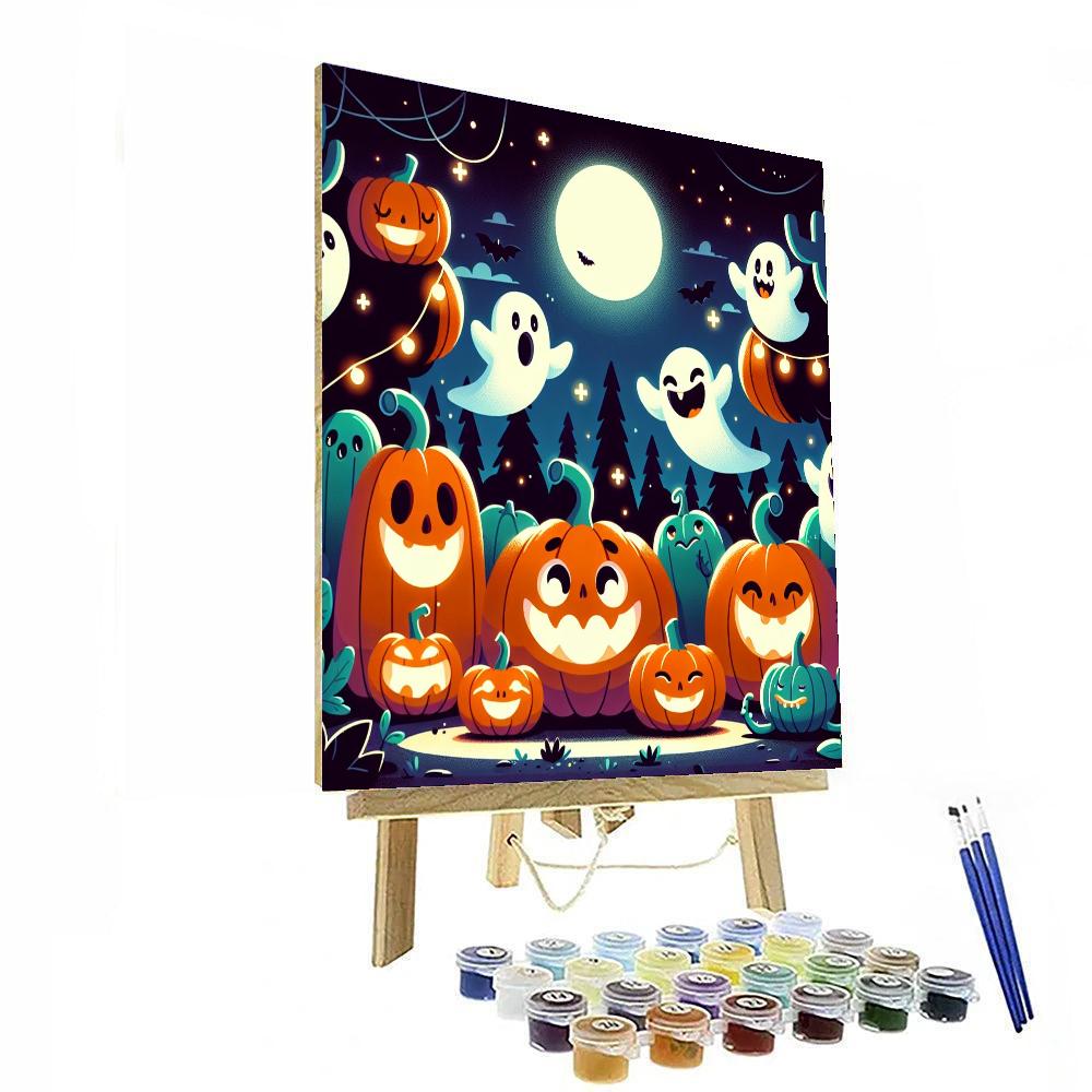 Happy Halloween Creations Paint By Numbers Art