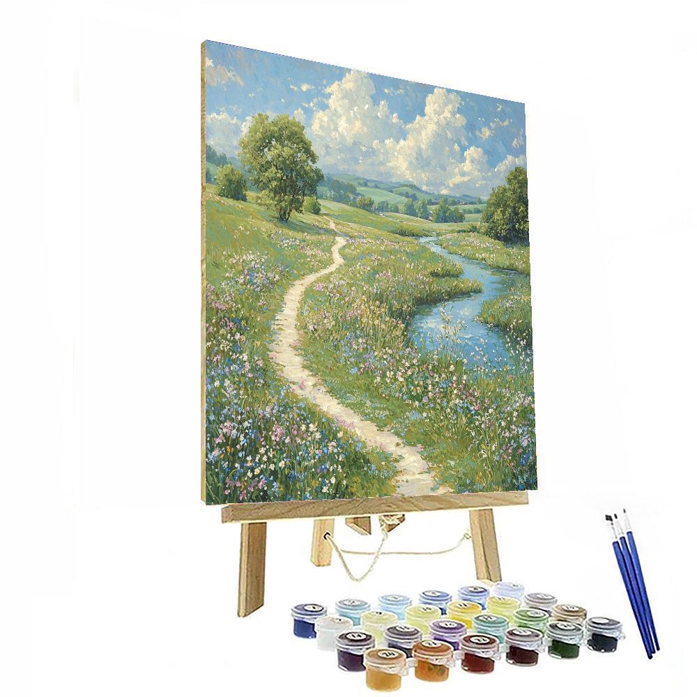 John Constable Inspired The Path To Serenity  Paint By Numbers Kits