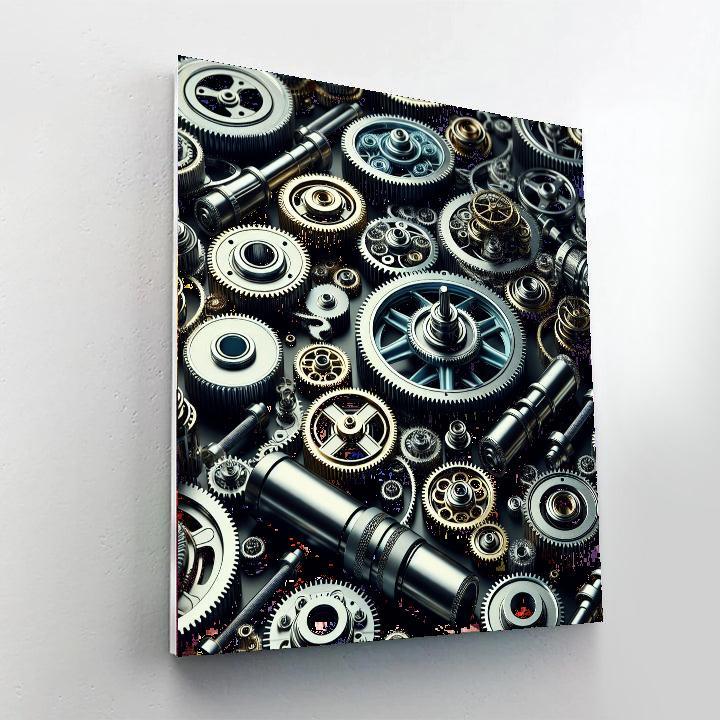 Artistic Mechanical Dreams Paint By Numbers Art