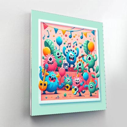 Silly Monster Jam Session Paint By Numbers