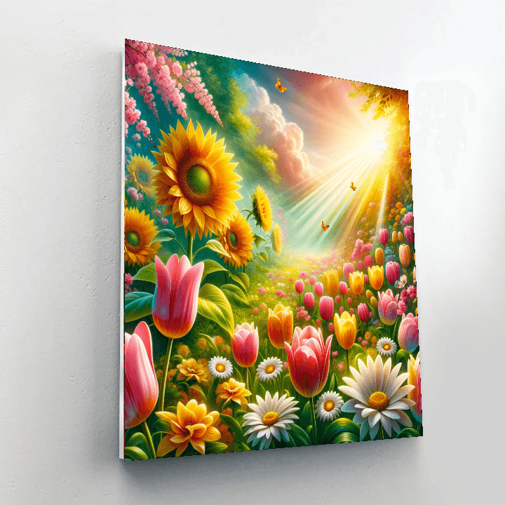 Harmony In Bloom Paint By Numbers Art