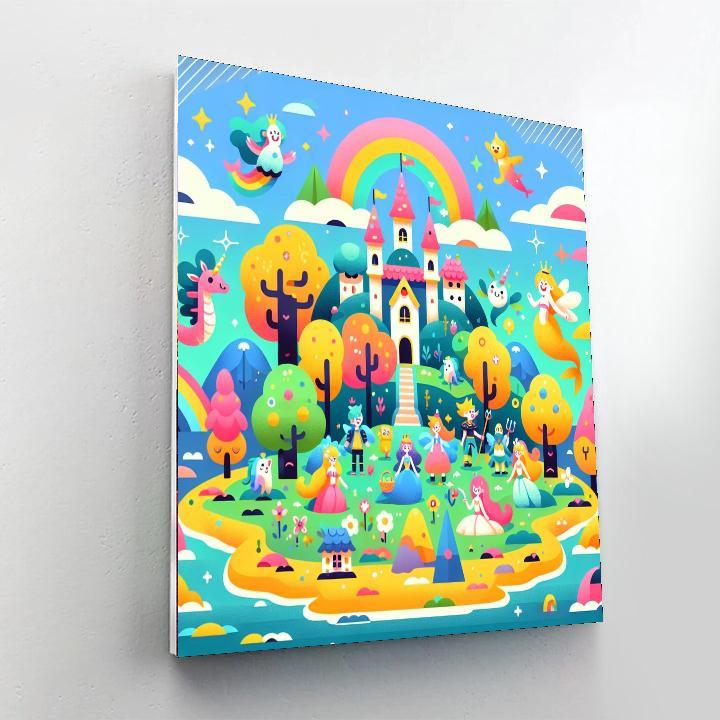 Charming Fantasy Island Paint By Numbers Kits