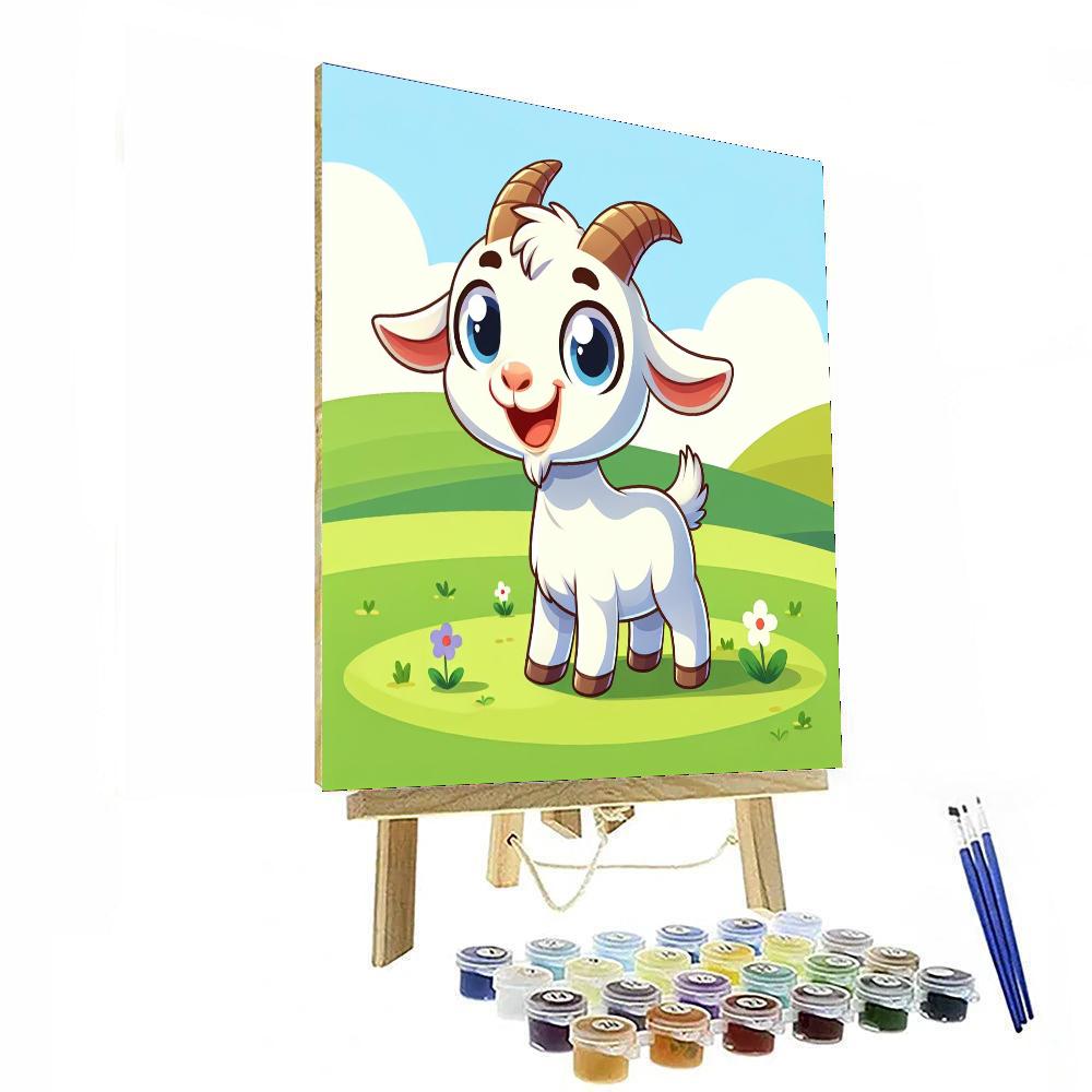Gigglesome Goat Paint By Numbers Art
