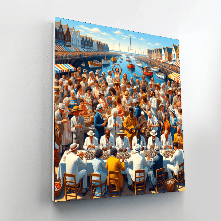 Whitstable Oyster Festival - England Numbered Painting Kits