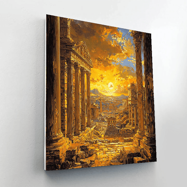 Giovanni Paolo Panini Inspired Historical Cities  DIY Paint By Numbers