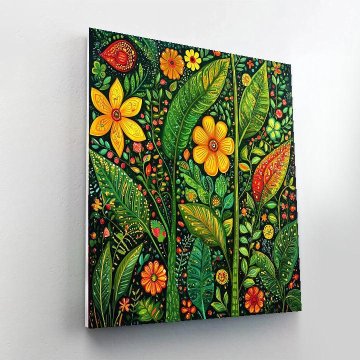 Frida Kahlo Inspired Nature's Stories  Numbered Painting Kits