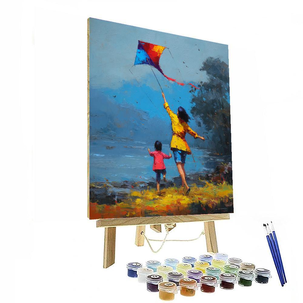 Kite-flying Kisses Paint By Numbers Kits