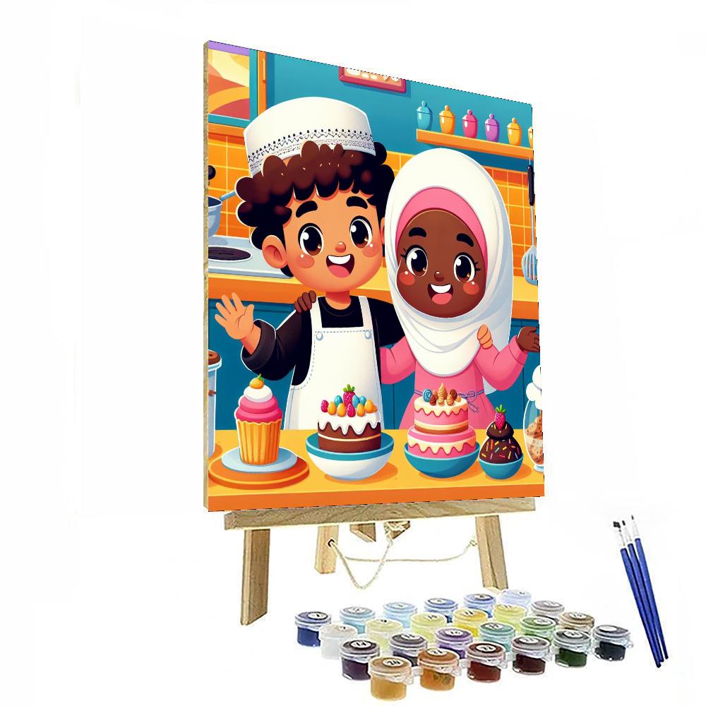 Baking Day DIY Paint By Numbers