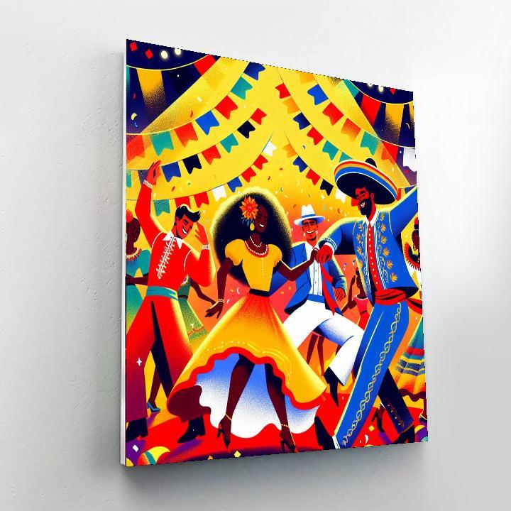 Cultural Festival Of Colors Numbered Painting Kits