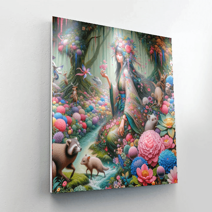 Dreamy Woodland Fairy Paint By Color