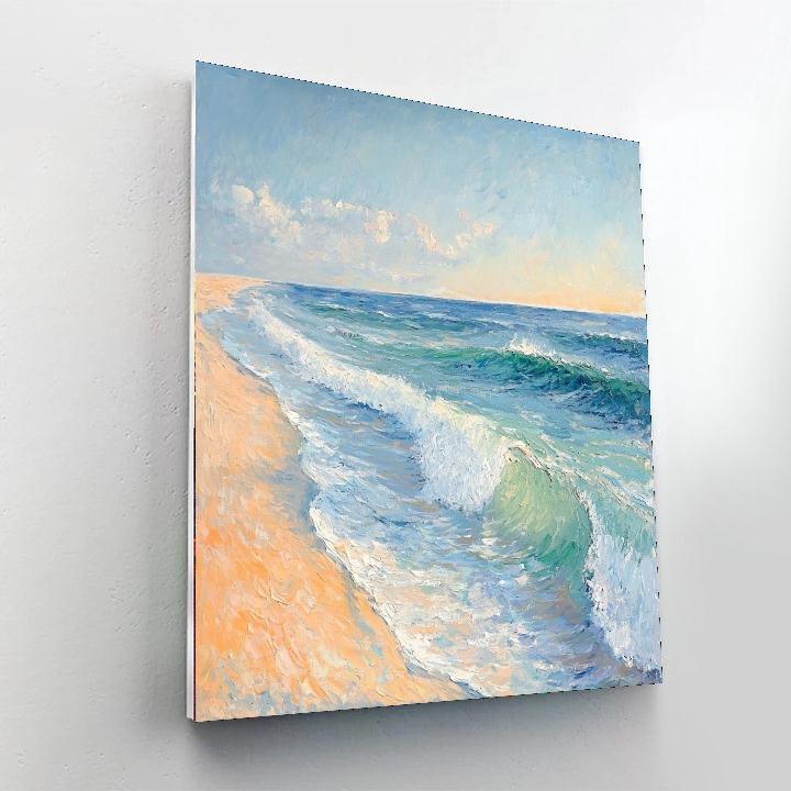 Claude Monet Inspired Serenity By The Sea  Paint By Numbers Kits