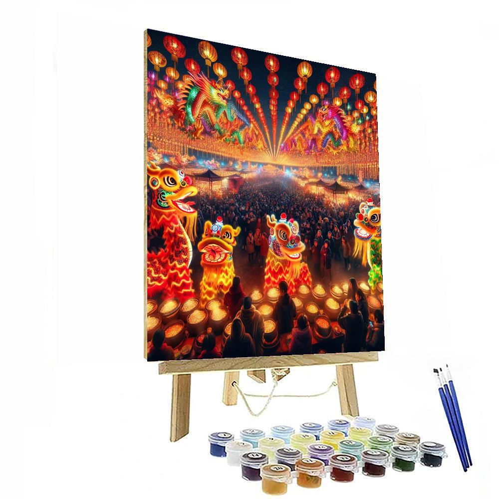 Yi Lantern Festival - China DIY Paint By Numbers