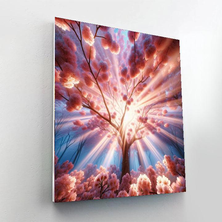 Cherry Blossom Spring Renewal Painting By Numbers Kit