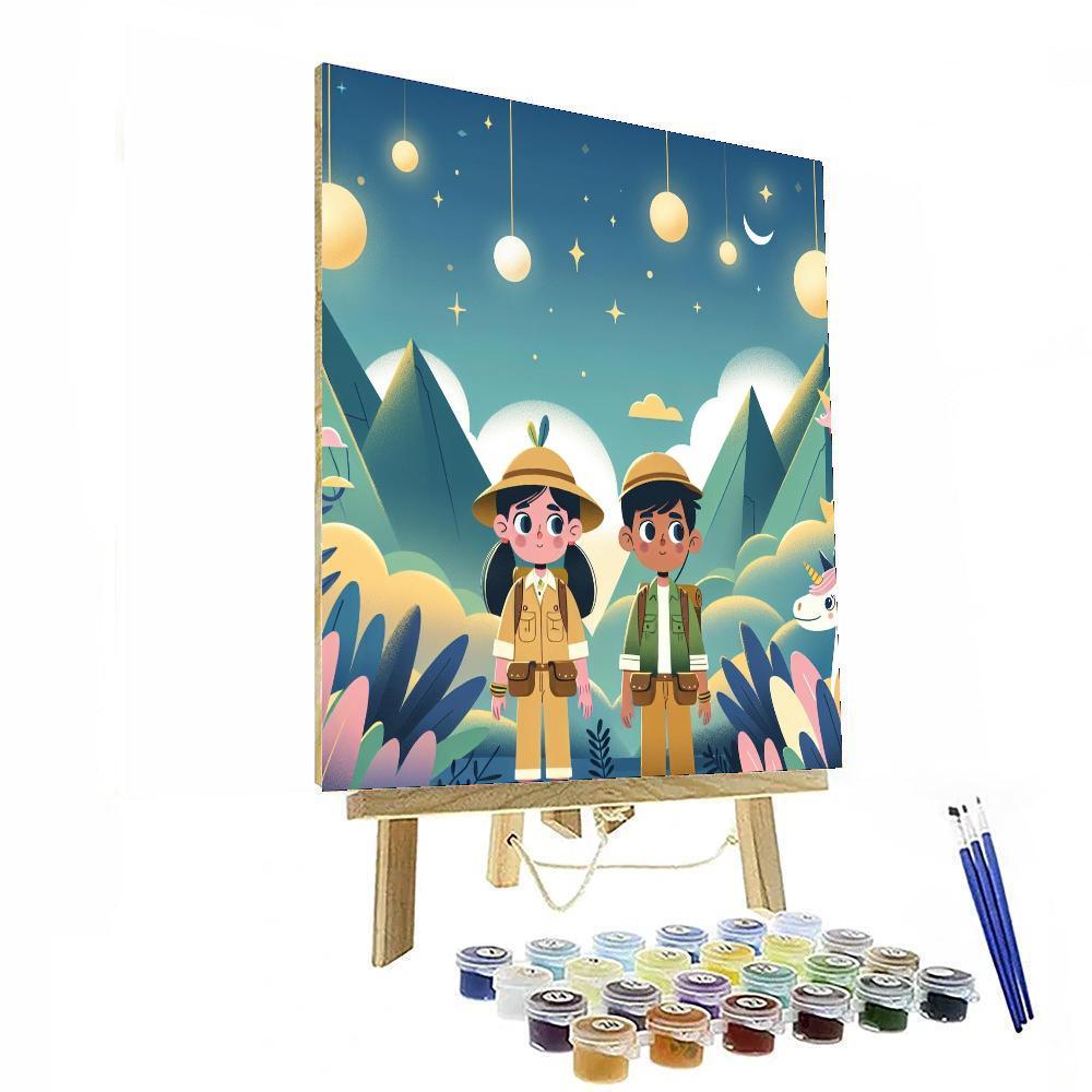 Enchanted Echo Valley Number Painting