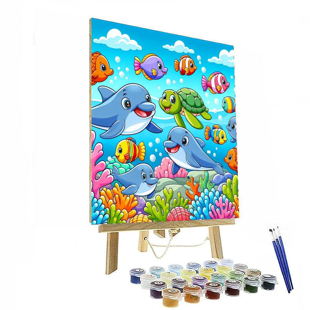 Joyful Ocean Explorers Numbered Painting Kits