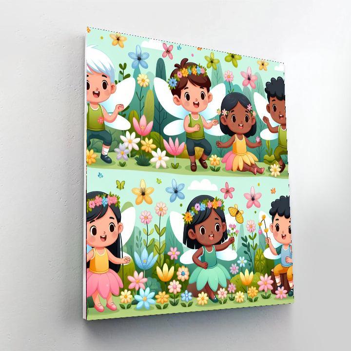 Fantastic Fairies And Magical Gardens Painting By Numbers Kit