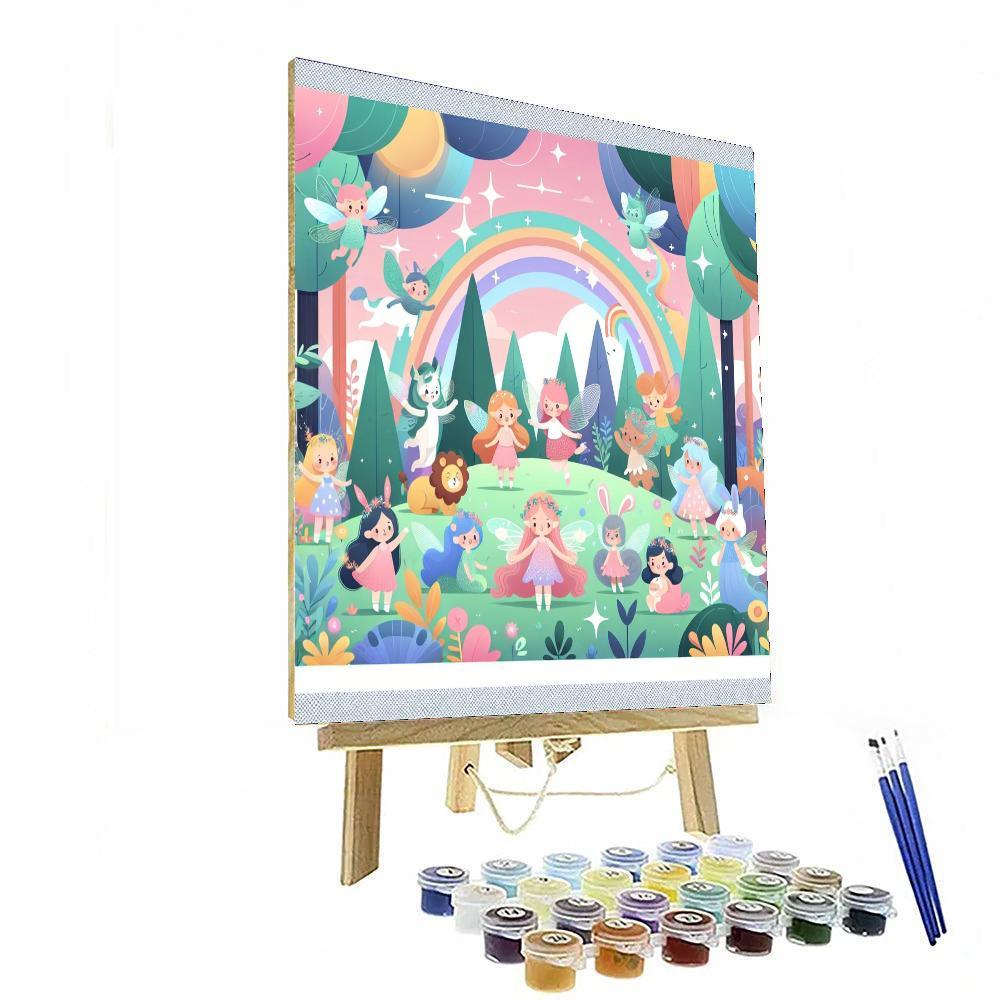 Secret Fairy Forest Paint By Numbers Art