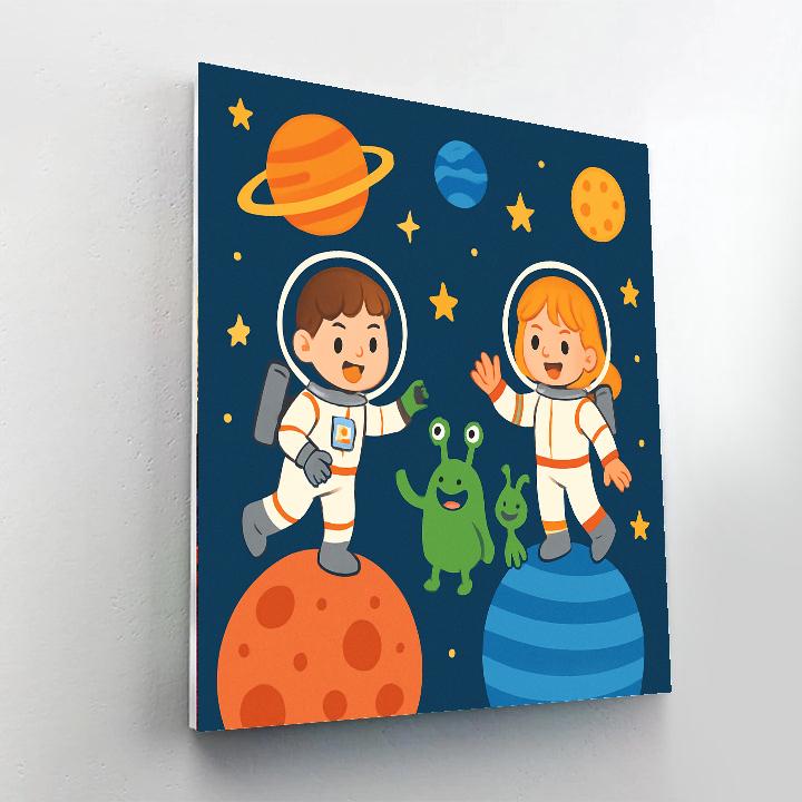 Deep Space Exploration Numbered Painting Kits
