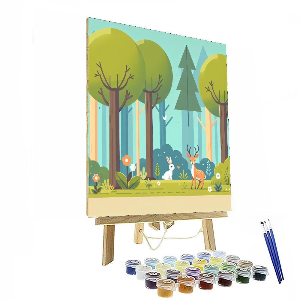 Cozy Woodland Getaway Paint By Numbers Kits