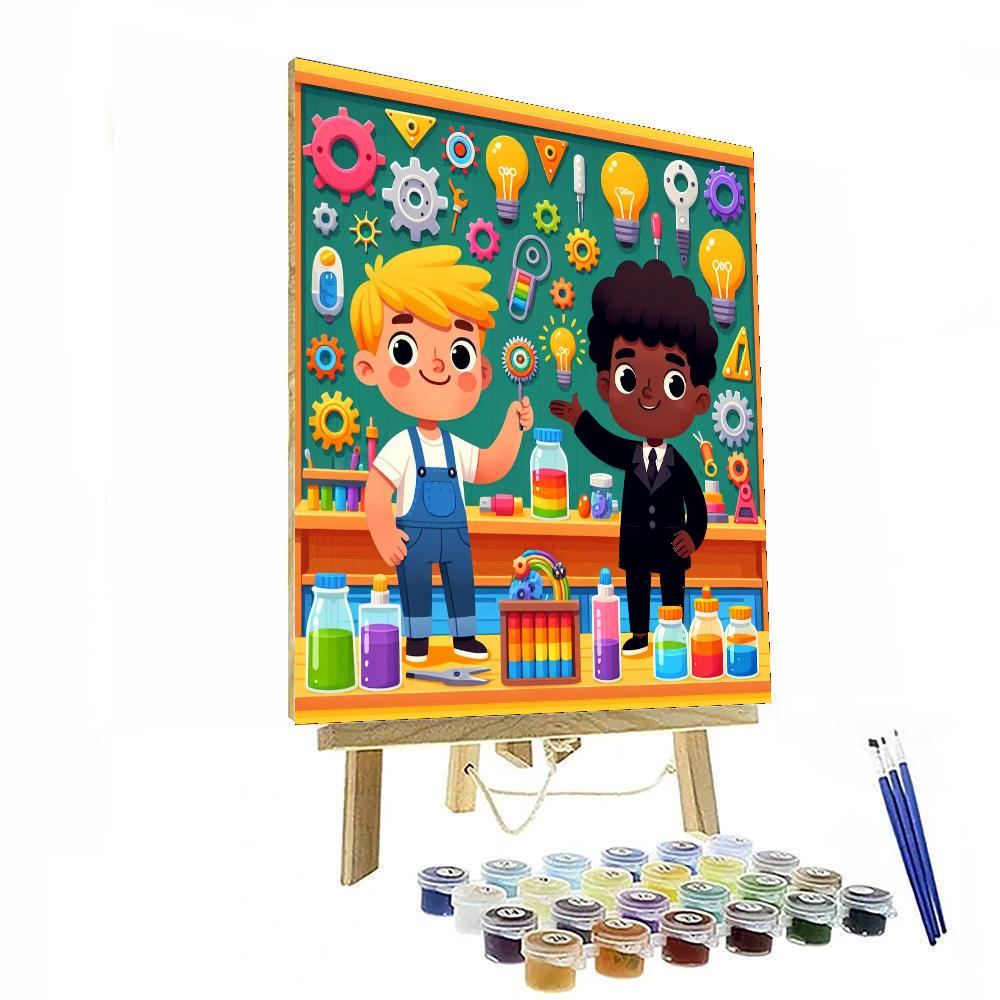 Imaginative Inventors Numbered Painting Kits