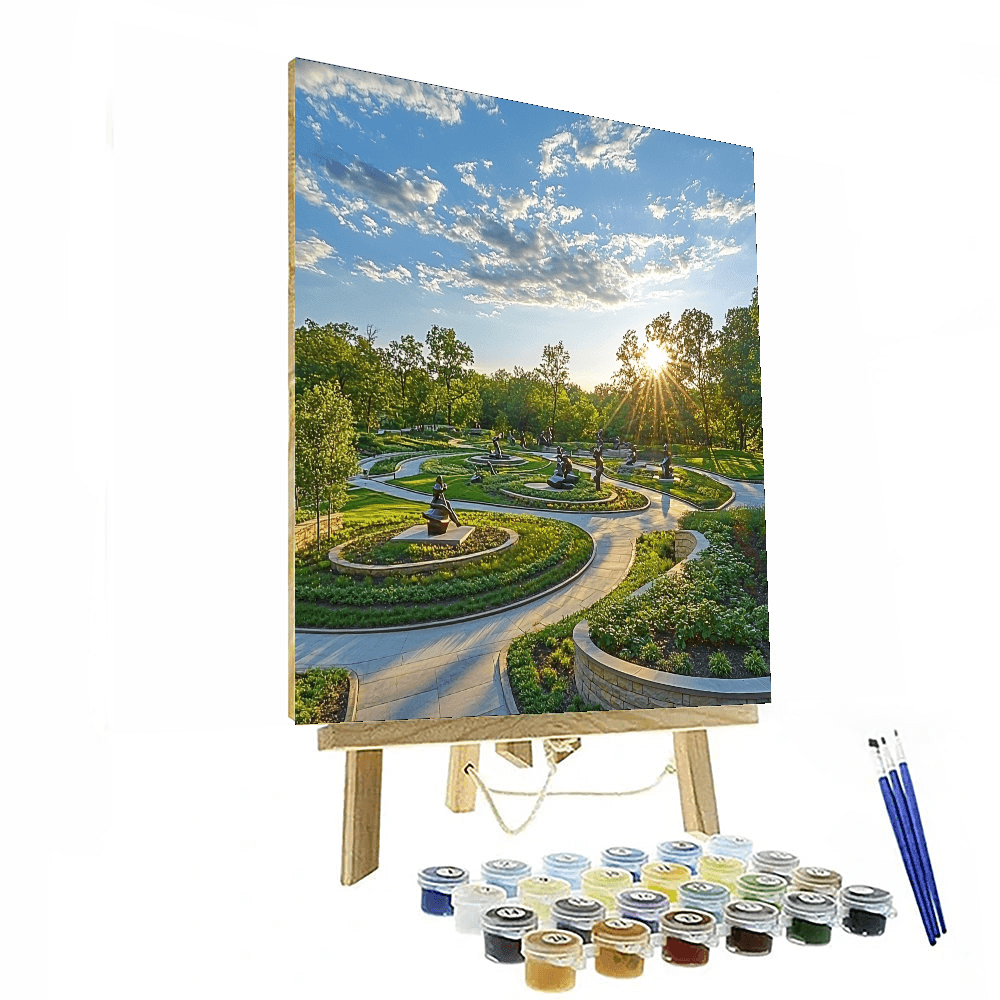 Vigeland Park - Oslo DIY Paint By Numbers