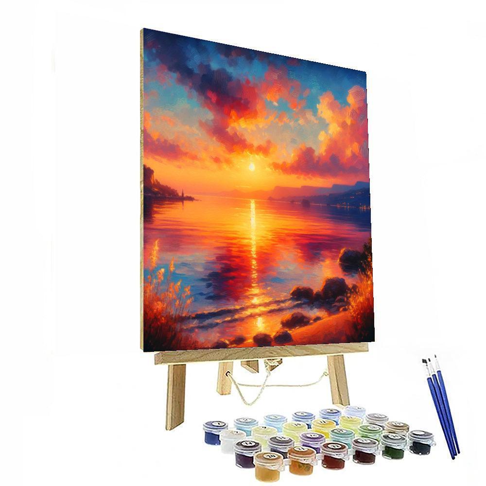 Romantic Seaside Sunset - DIY Painting By Numbers Kit – Artistry Rack