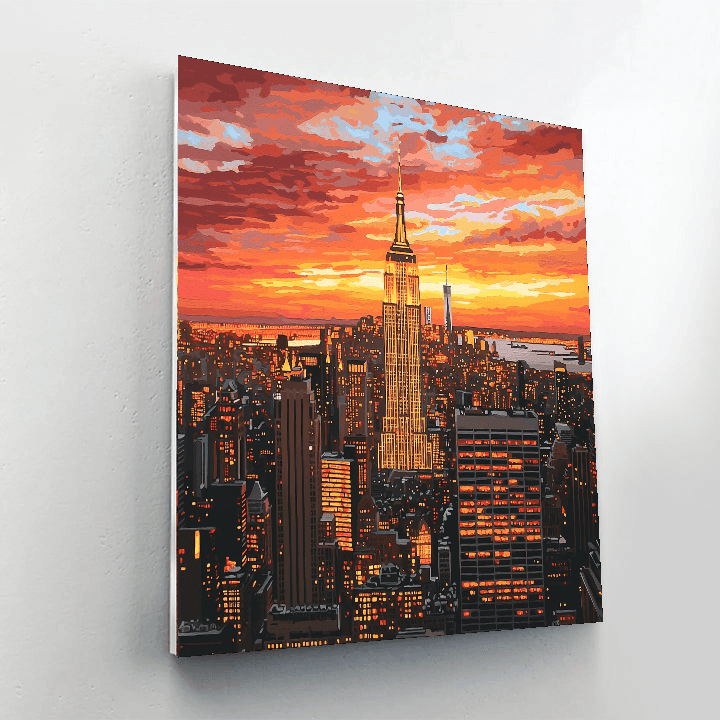 Empire State Building - New York City Numbered Painting Kits