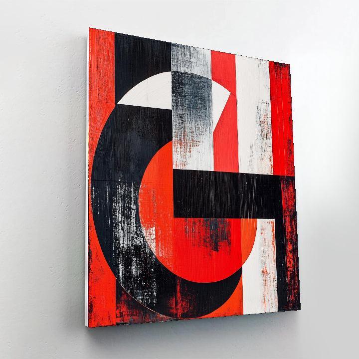 Kazimir Malevich Inspired Revolutionary Dance  Paint By Color