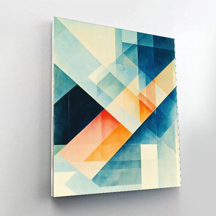 Kazimir Malevich Inspired Infinite Perspectives  DIY Paint By Numbers