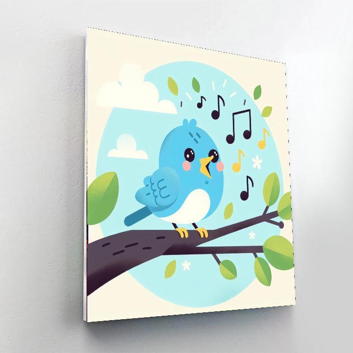 Singing Bluebird Paint By Numbers Kits