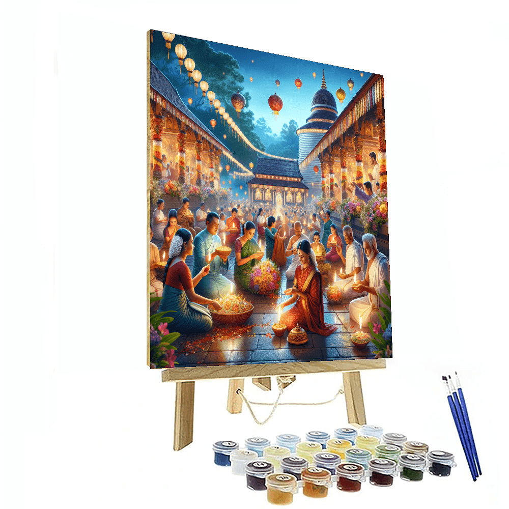 Wesak Festival Number Painting