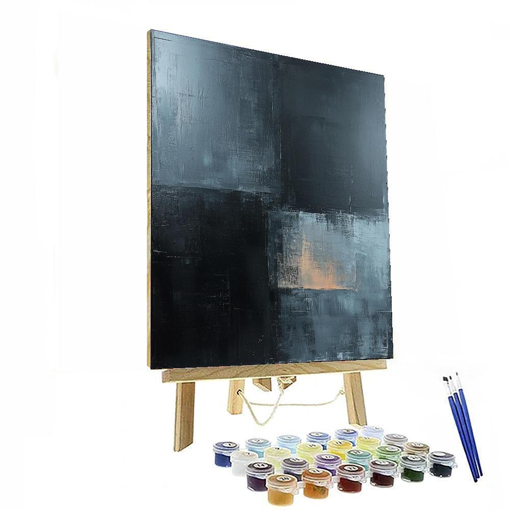 Mark Rothko Inspired Resonant Silence  DIY Paint By Numbers