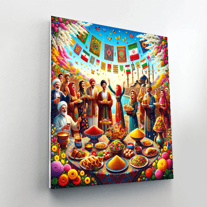 Nawruz Festival - Central Asia Numbered Painting Kits
