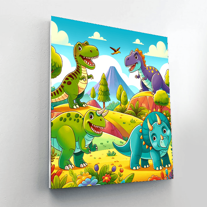 Dino Discovery Days DIY Paint By Numbers