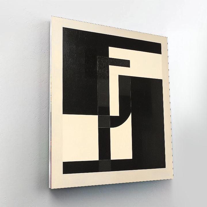 Kazimir Malevich Inspired Minimalist Dreams  Paint By Numbers