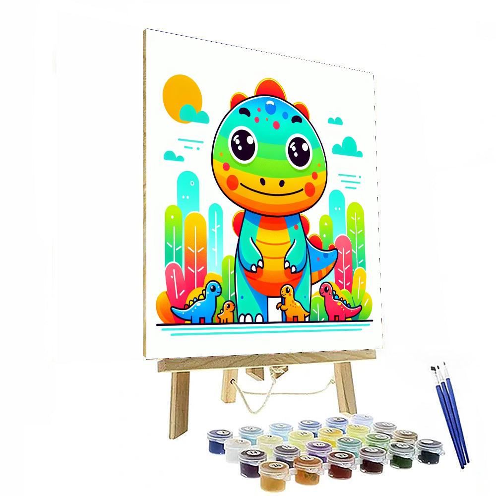 Gigantic Dinosaur Discovery Paint By Number