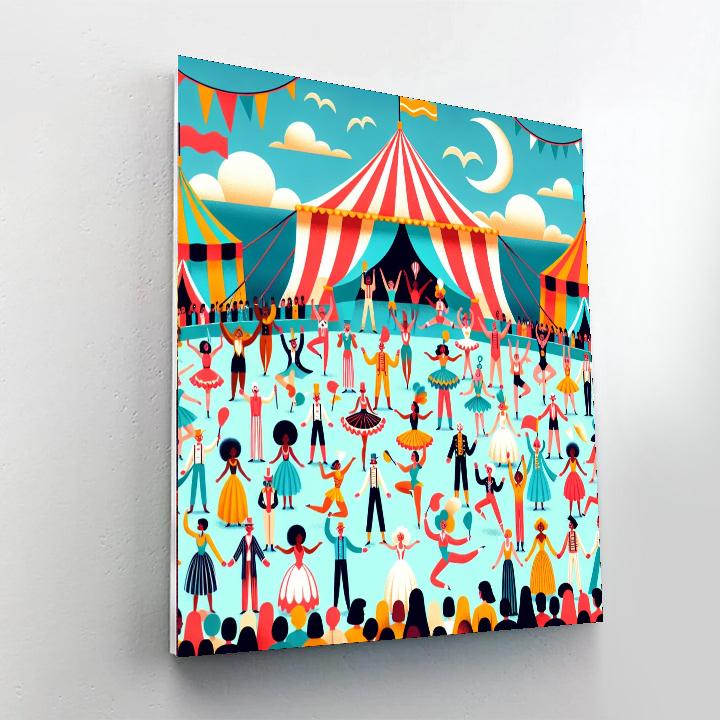 Magical Circus Spectacle Paint By Number